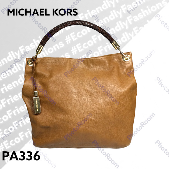 Michael Kors “the Collection” Skorpios Luggage Leather Hobo Bag in Brown - Picture 1 of 10